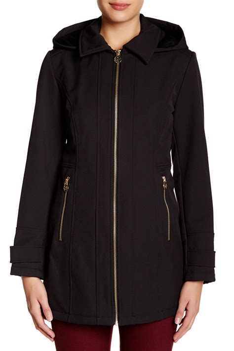 michael kors rain jacket with hood|michael kors raincoat women.